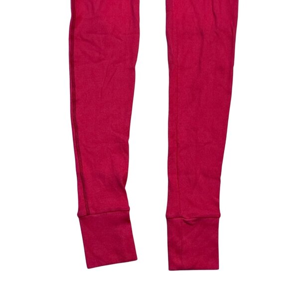 SKIMS Cotton Rib Legging Red S NWT Women’s Lounge Stretch High Waist Soft Fit - Picture 5 of 5